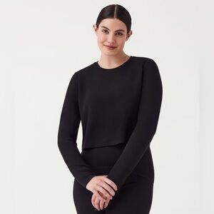 SPANX Air Essentials Cropped Long Sleeve Top